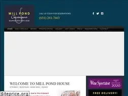 Sites similar to millpondrestaurant.com