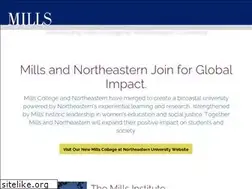 Sites similar to mills.edu