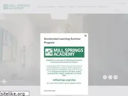 Sites similar to millsprings.org
