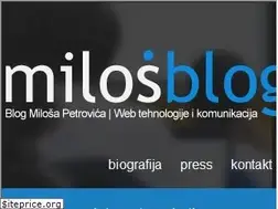 Sites similar to milosblog.com