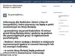 Sites similar to milosierdziewlegionowie.pl