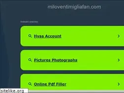 Sites similar to miloventimigliafan.com