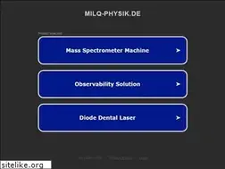 Sites similar to milq-physik.de