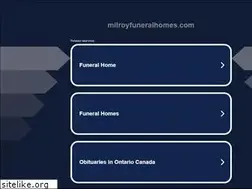 Sites similar to milroyfuneralhomes.com