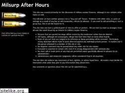 Sites similar to milsurpafterhours.com
