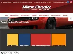 Sites similar to miltonchrysler.ca