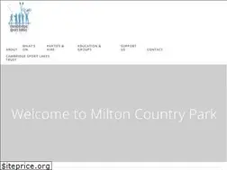 Sites similar to miltoncountrypark.org