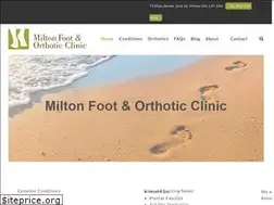 Sites similar to miltonfootclinic.com