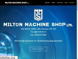 Sites similar to miltonmachineshop.ca