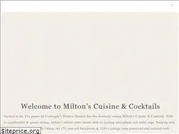 Sites similar to miltonscuisine.com