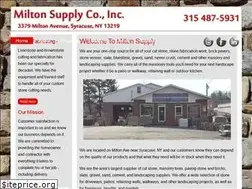Sites similar to miltonsupply.com