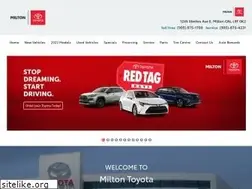 Sites similar to miltontoyota.com