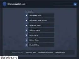 Sites similar to milunahouston.com