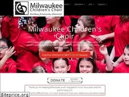 Sites similar to milwaukeechildrenschoir.org