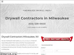 Sites similar to milwaukeedrywallpros.com