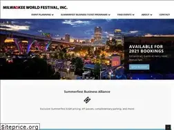 Sites similar to milwaukeeworldfestival.com