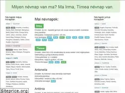Sites similar to milyennevnap.hu