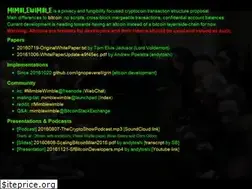 Sites similar to mimblewimble.cash