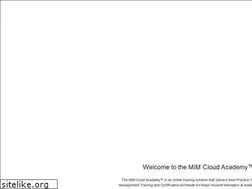 Sites similar to mimcloudacademy.com