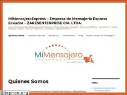 Sites similar to mimensajeroexpress.com