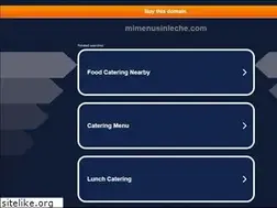 Sites similar to mimenusinleche.com