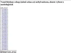 Sites similar to mimi-sekac.cz