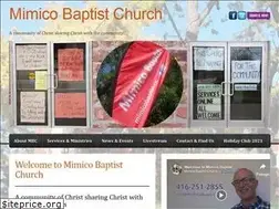 Sites similar to mimicobaptist.ca