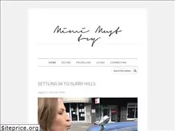 Sites similar to mimimusttry.com