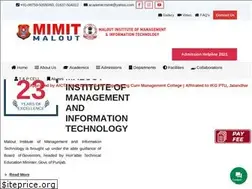 Sites similar to mimitmalout.ac.in