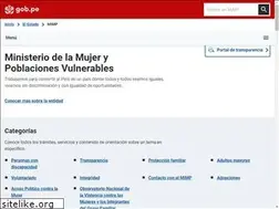 Sites similar to mimp.gob.pe