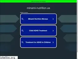 Sites similar to minami-nutrition.us