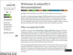 Sites similar to mincepy.readthedocs.io