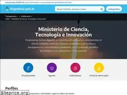 Sites similar to mincyt.gob.ar