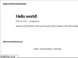 Sites similar to mindcontrolresources.com