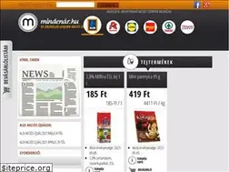 Sites similar to mindenar.hu