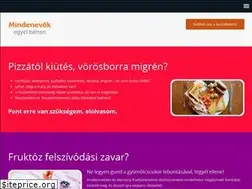 Sites similar to mindenevok.hu