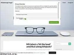Sites similar to mindennapiangol.hu