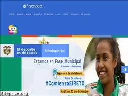 Sites similar to mindeporte.gov.co