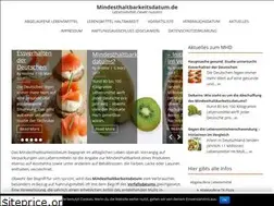 Sites similar to mindesthaltbarkeitsdatum.de