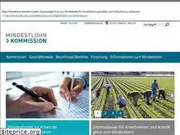 Sites similar to mindestlohnkommission.de