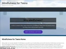Sites similar to mindfulnessforteens.com