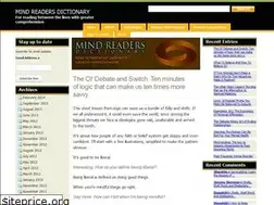 Sites similar to mindreadersdictionary.com