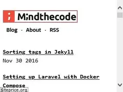 Sites similar to mindthecode.com