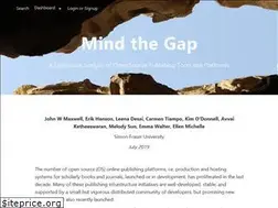 Sites similar to mindthegap.pubpub.org