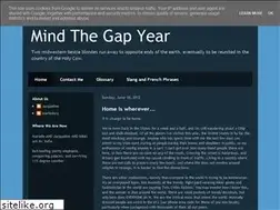 Sites similar to mindthegapyearmarf.blogspot.com