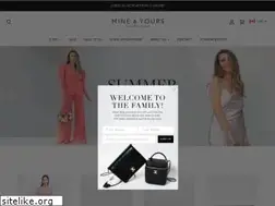 Sites similar to mineandyours.com