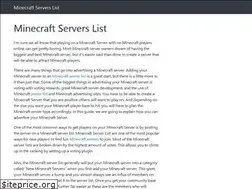 Sites similar to minecraft-server-list.me