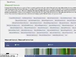Sites similar to minecraft-servers.biz