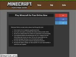 Sites similar to minecraftforfreenow.net