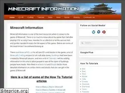 Sites similar to minecraftinformation.com